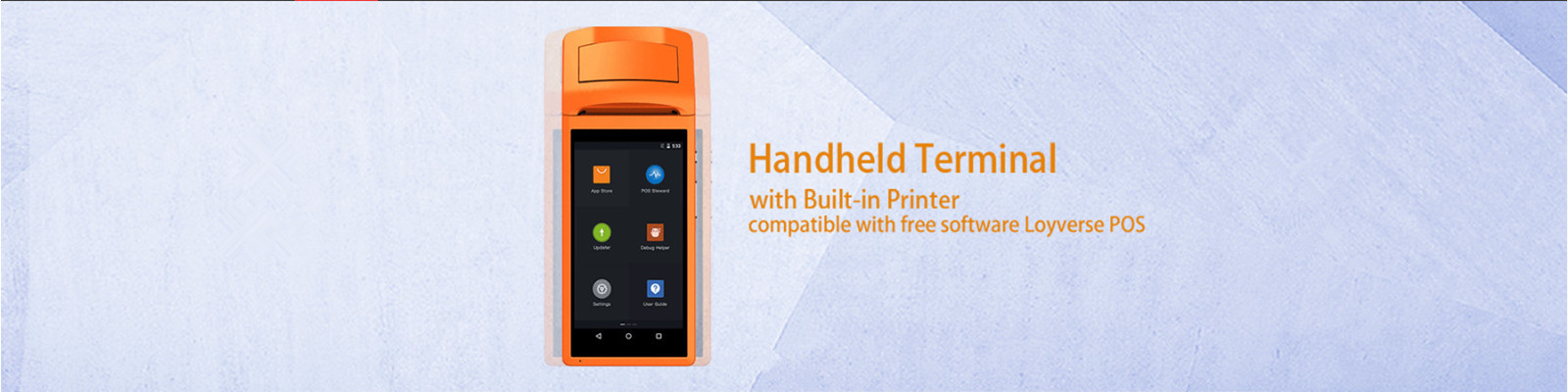 5.5 Inch Touch Screen display Handheld Terminal 3G Android Mini Pos Machine with Bluetooth Wifi Thermal Mini Pos Printer