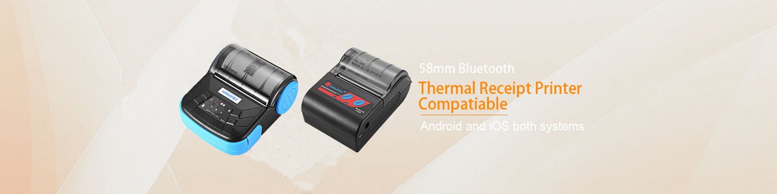 Bluetooth Interface Type thermal handheld 58 mm low cost mini printer